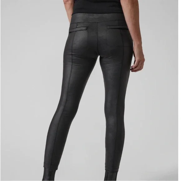 Athleta Delancey Gleam Tight/Leggings in Black - Size Medium - Picture 2 of 11